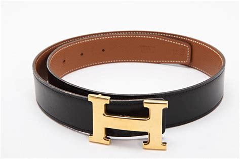 hermes black leather belt with gold hermès buckle women's used|leather strap for Hermes buckle.